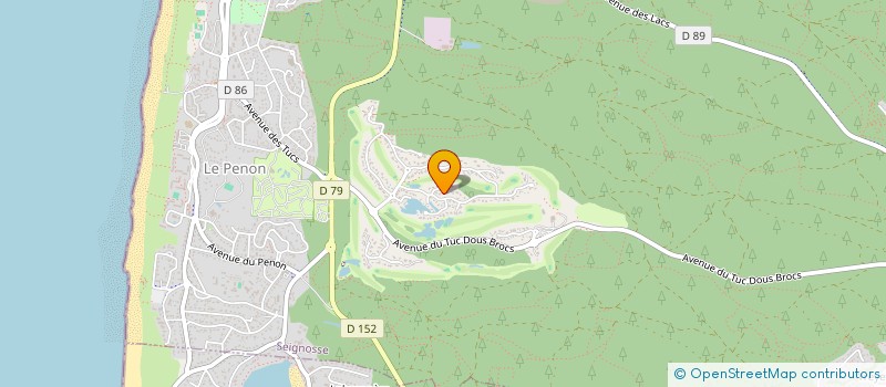 localisation de l'entreprise SCI LACASSIN  SEIGNOSSE