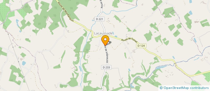 localisation de l'entreprise SCI LACAUSSADE  LACAUSSADE