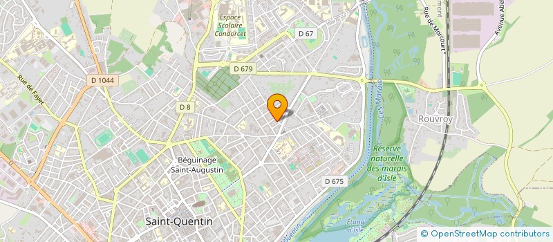 localisation de l'entreprise SCI LACAUX à SAINT-QUENTIN