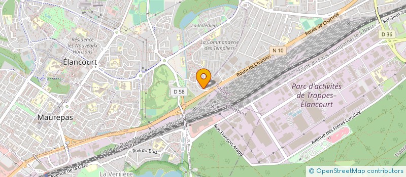 localisation de l'entreprise SCI LACAVE  ELANCOURT