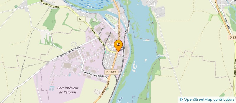 localisation de l'entreprise SCI LACAVE à PERONNE