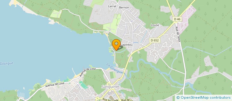 localisation de l'entreprise SCI LACAXE  SANGUINET