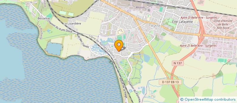 localisation de l'entreprise SCI LACAZ  AYTRE