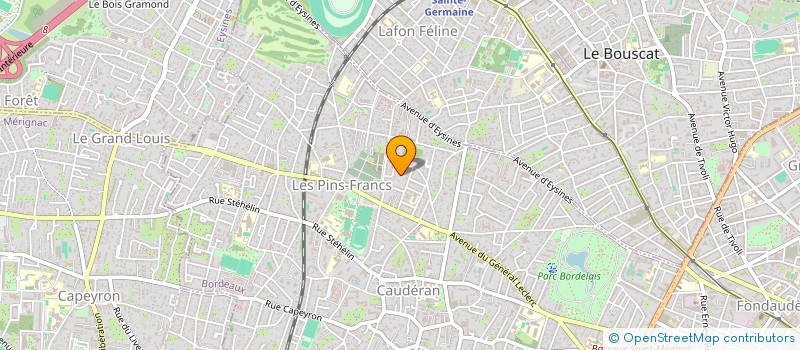 localisation de l'entreprise SCI LACAZANOU  BORDEAUX