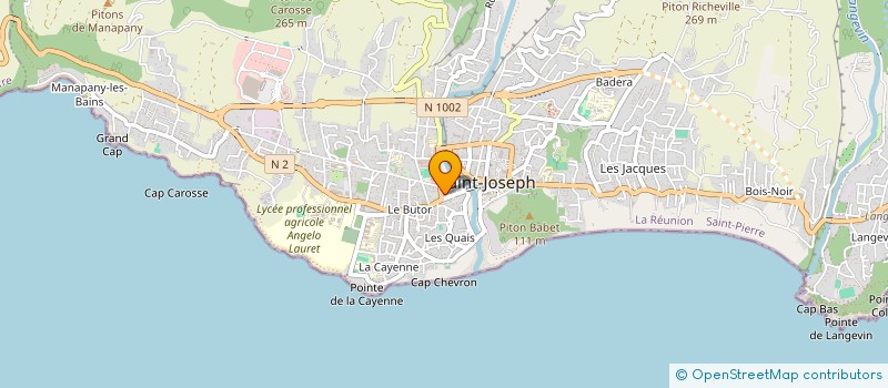 localisation de l'entreprise SCI LACAZE à SAINT-JOSEPH
