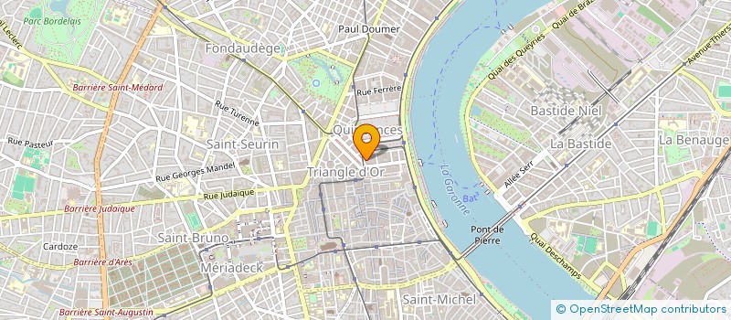 localisation de l'entreprise SCI LACAZE  BORDEAUX