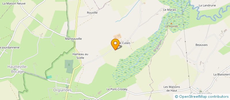 localisation de l'entreprise SCI LACBIN  ORGLANDES