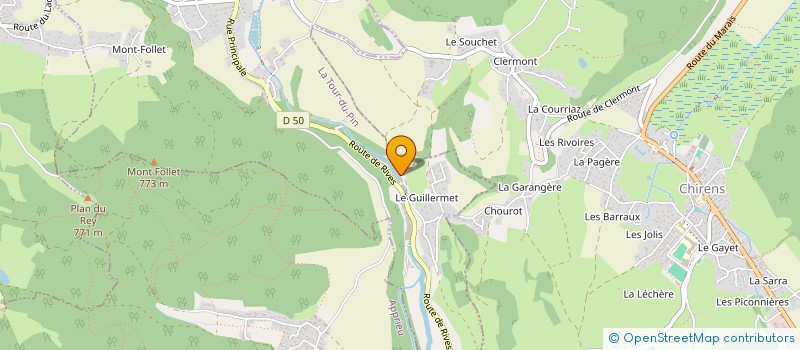 localisation de l'entreprise SCI LACBRET  CHARAVINES