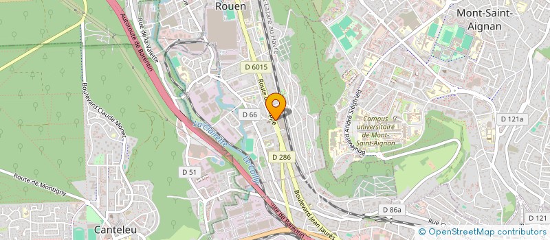 localisation de l'entreprise SCI LACCOR  DEVILLE-LES-ROUEN