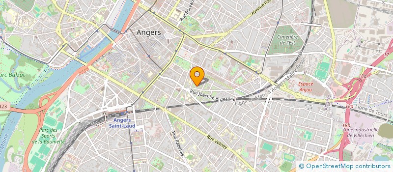 localisation de l'entreprise SCI LACENAS à ANGERS