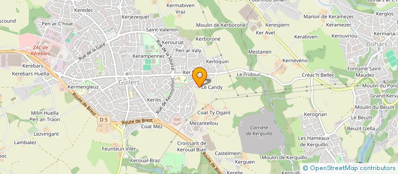 localisation de l'entreprise SCI LACEPI  GUILERS