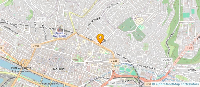 localisation de l'entreprise SCI LACERY à ROUEN