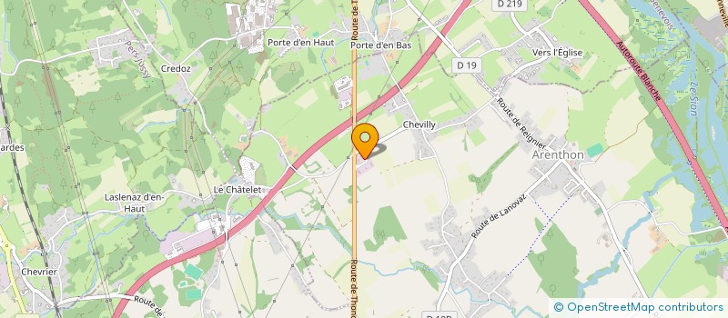 localisation de l'entreprise SCI LACHA  ARENTHON