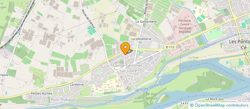 localisation de l'entreprise SCI LACHAMCA  SAINTE-GEMMES-SUR-LOIRE