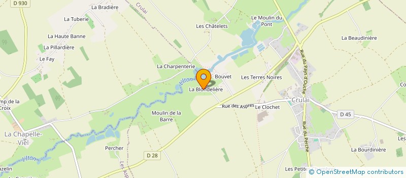 localisation de l'entreprise SCI LACHAPS à CRULAI