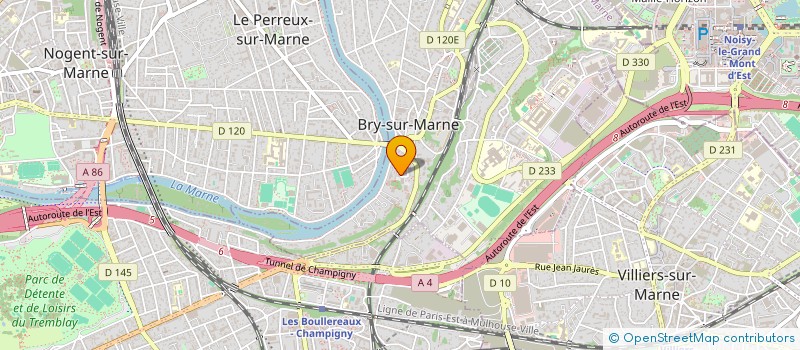localisation de l'entreprise SCI LACHARRIERE à BRY-SUR-MARNE