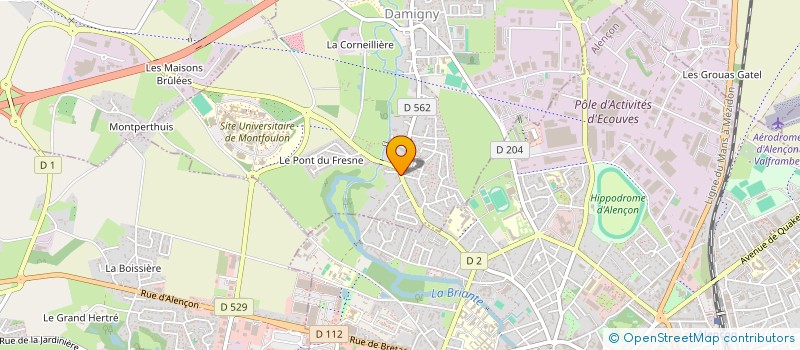 localisation de l'entreprise SCI LACHAUME à DAMIGNY