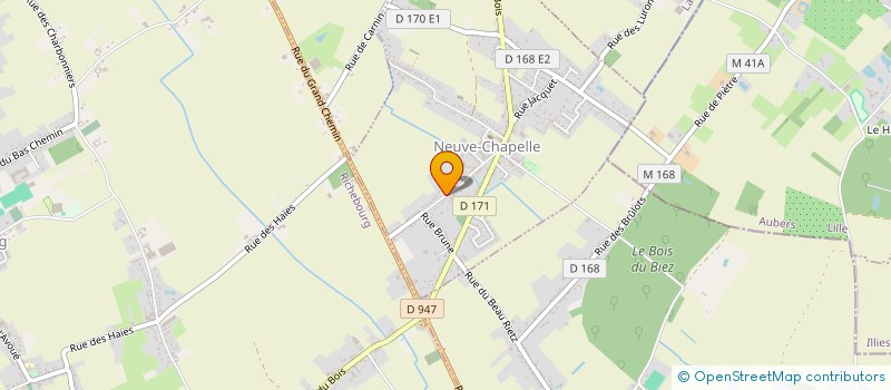 localisation de l'entreprise SCI LACHERY  NEUVE-CHAPELLE