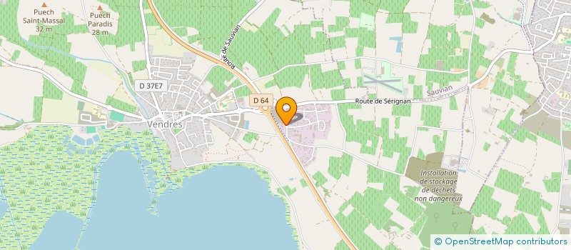 localisation de l'entreprise SCI LACHET  VENDRES