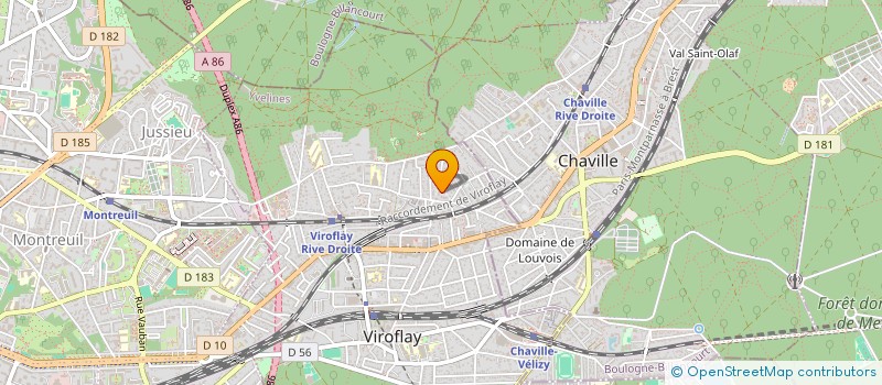 localisation de l'entreprise SCI LACHETEAU PIERRE  VIROFLAY