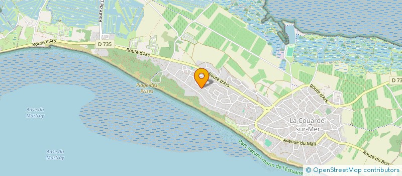 localisation de l'entreprise SCI LACHEZE  LA COUARDE-SUR-MER