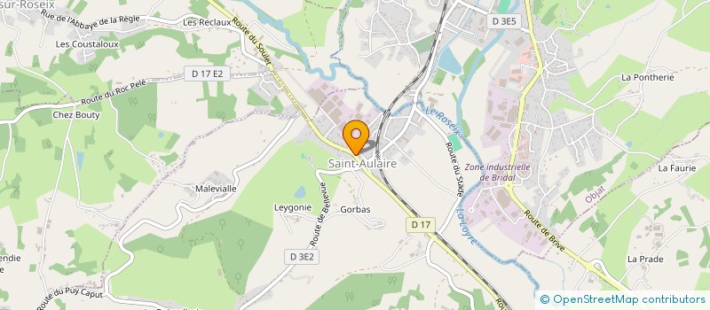 localisation de l'entreprise SCI LACHEZE  SAINT-AULAIRE