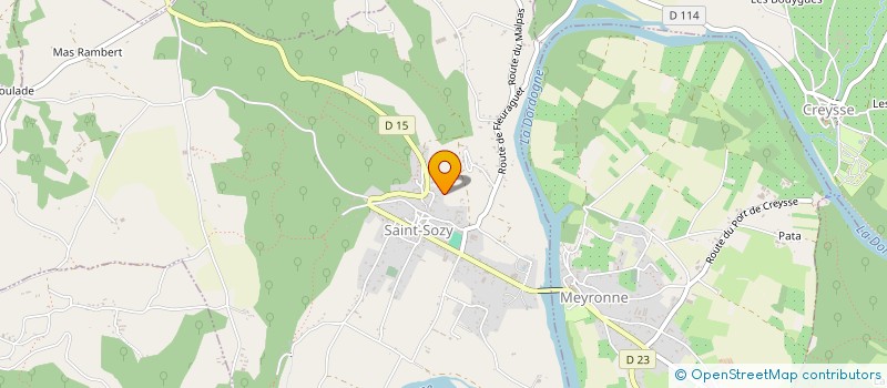 localisation de l'entreprise SCI LACHIEZE  SAINT-SOZY