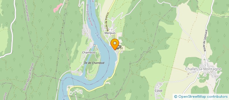 localisation de l'entreprise SCI LACI  SERRIERES-SUR-AIN