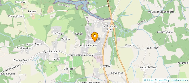 localisation de l'entreprise SCI LACINE  PLEUVEN