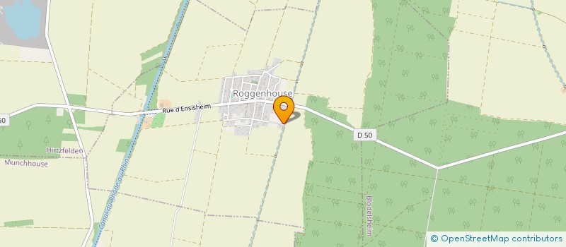 localisation de l'entreprise SCI LACK-WIPF  ROGGENHOUSE