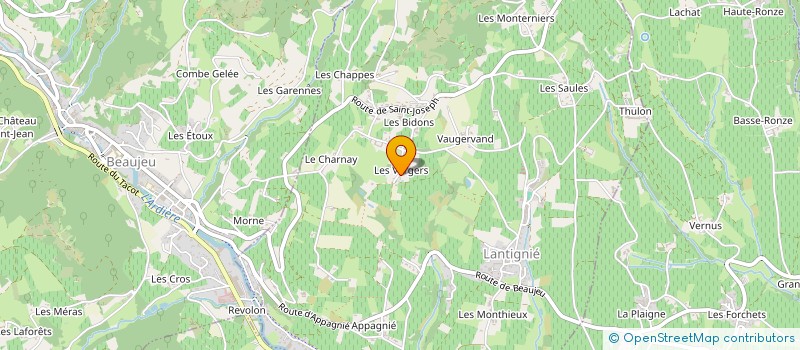 localisation de l'entreprise SCI LACLEAS  LANTIGNIE