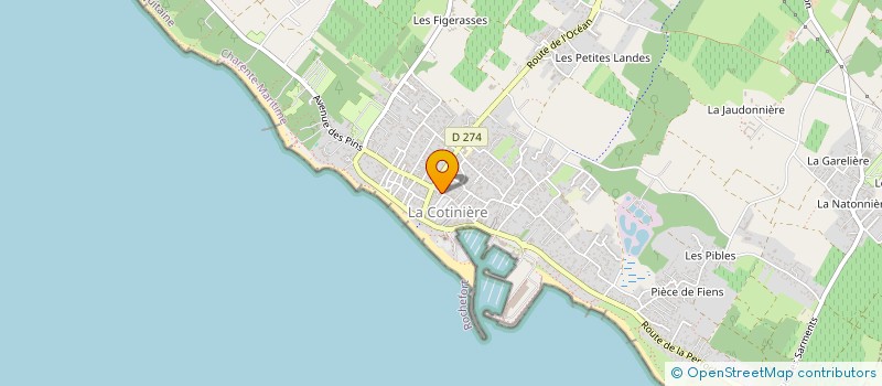 localisation de l'entreprise SCI LACLEM  SAINT-PIERRE-D'OLERON