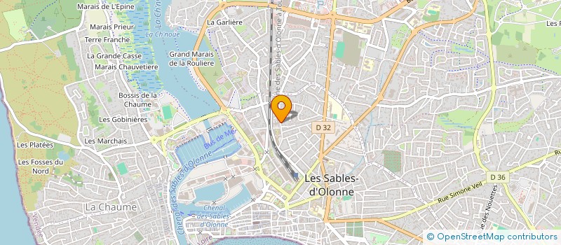 localisation de l'entreprise SCI LACLO à LES SABLES D'OLONNE