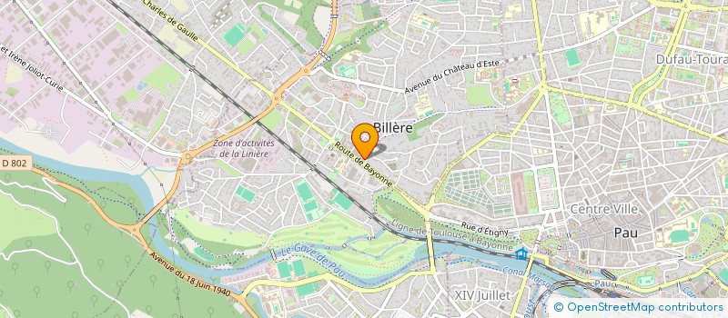 localisation de l'entreprise SCI LACLOTTE  BILLERE