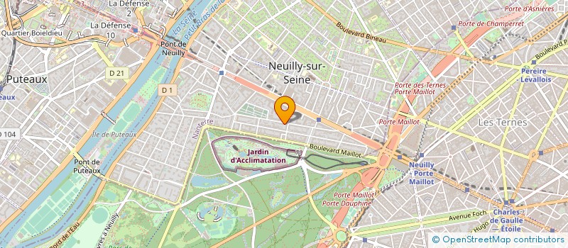 localisation de l'entreprise SCI LACO à NEUILLY-SUR-SEINE