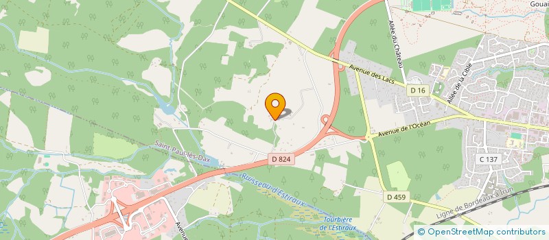 localisation de l'entreprise SCI LACOCEAN  SAINT-PAUL-LES-DAX