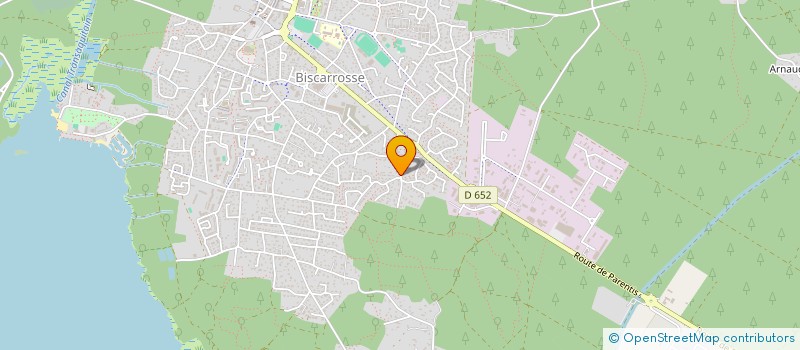 localisation de l'entreprise SCI LACOFODE  BISCARROSSE