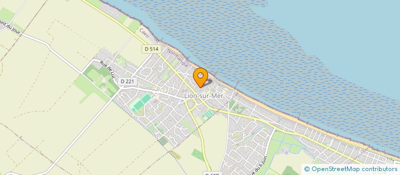 localisation de l'entreprise SCI LACOLATINE  LION-SUR-MER