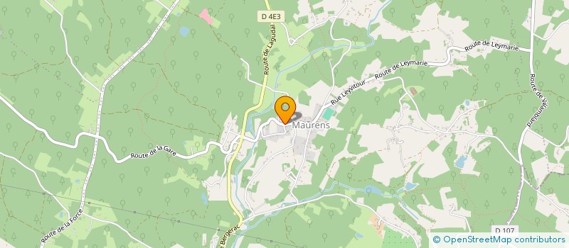 localisation de l'entreprise SCI LACOLOMBE INVESTISSEMENTS  EYRAUD-CREMPSE-MAURENS