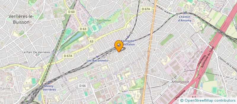 localisation de l'entreprise SCI LACOMA à ANTONY