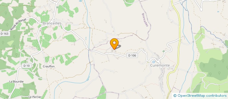 localisation de l'entreprise SCI LACOMBE  CUREMONTE