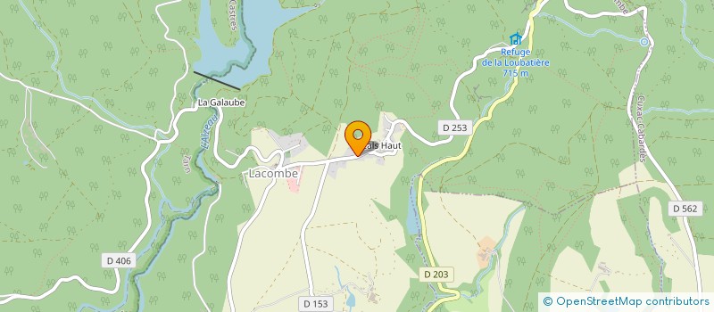 localisation de l'entreprise SCI LACOMBE  LACOMBE