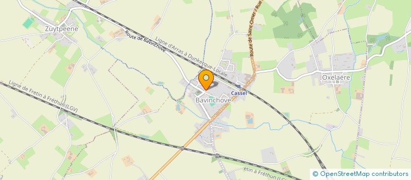 localisation de l'entreprise SCI LACONTE IMMO  BAVINCHOVE