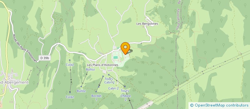 localisation de l'entreprise SCI LACOR  HAUT VALROMEY