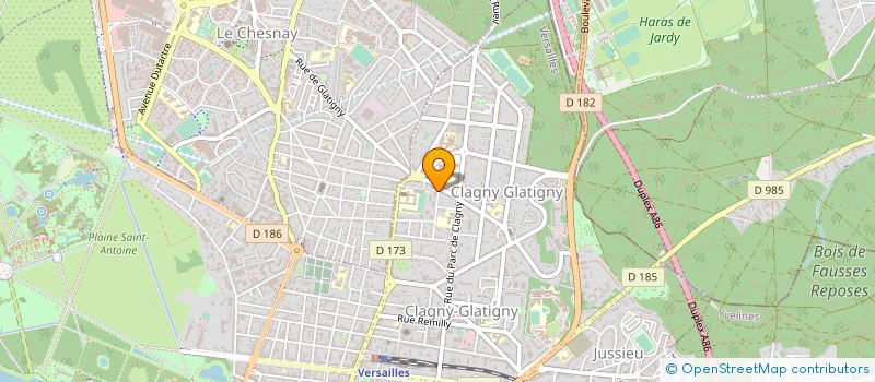 localisation de l'entreprise SCI LACORDAIRE à VERSAILLES