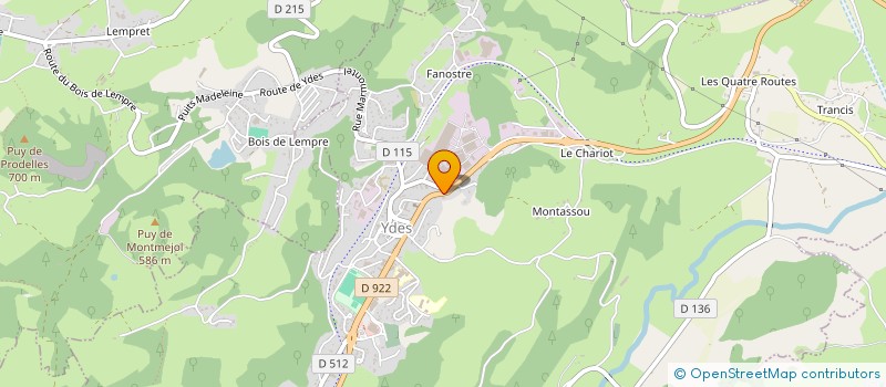 localisation de l'entreprise SCI LACORDAIRE-LESCURIER à YDES