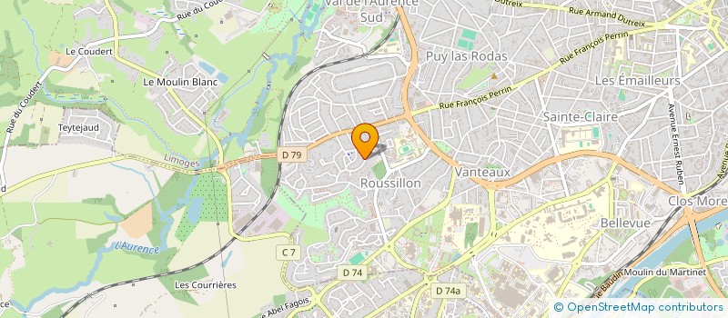 localisation de l'entreprise SCI LACORRE I à LIMOGES