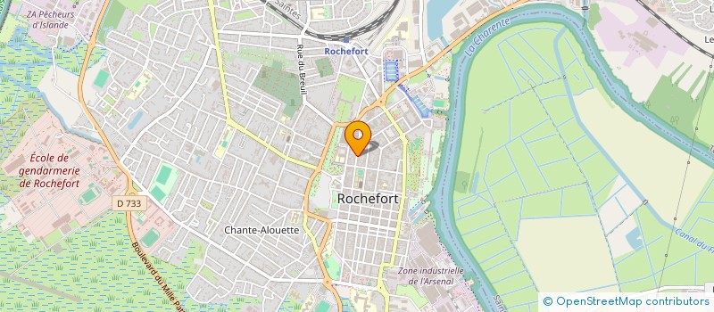 localisation de l'entreprise SCI LACOSTE  ROCHEFORT