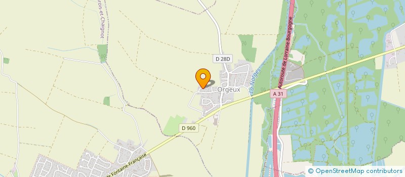 localisation de l'entreprise SCI LACOSTE  ORGEUX