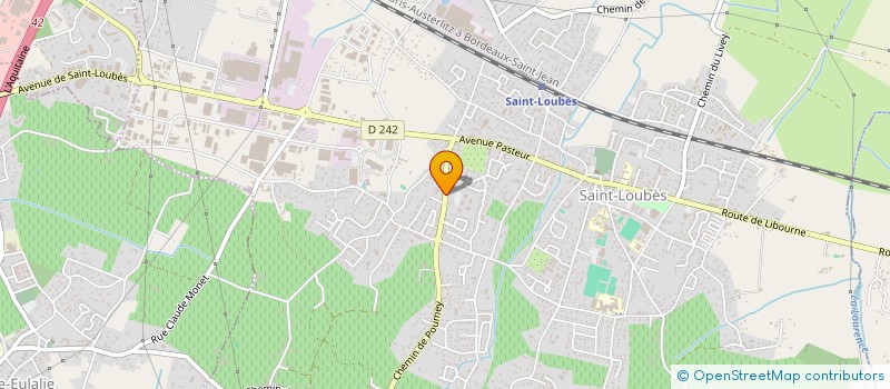 localisation de l'entreprise SCI LACOSTE J.L.  SAINT-LOUBES